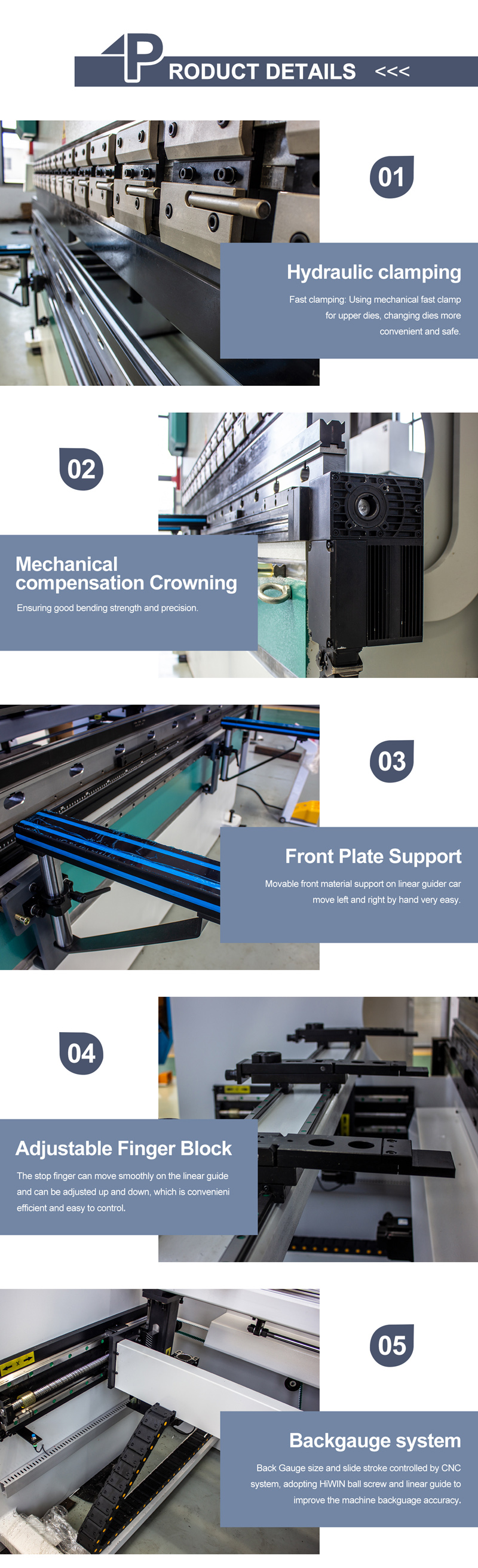 Hydraulic Press Brake WE67K-200T-4000mm