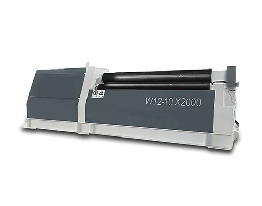 W12-10x2000mm Mechanical Three-Roller Plate Rolling Machine