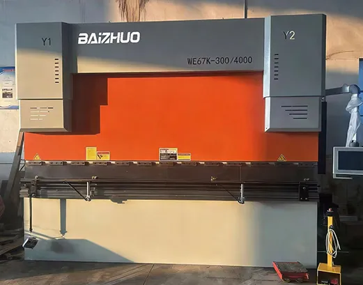 WC67K300T/4000 Stainless Steel Sheet Bending Machine CNC Hydraulic Press Brake