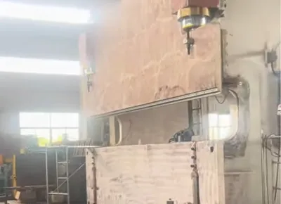 1000T/8500 CNC Bending Machine, equipped with Dutch DELEM Control System, high-pressure test run before delivery!