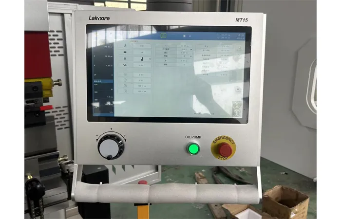 170t 3200mm cnc bending machine with mt15 touch screen controller 4