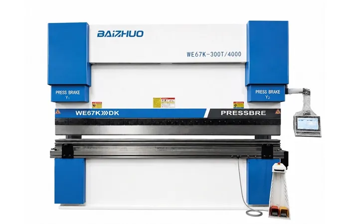 we67k 300t 4000mm smart cnc electro hydraulic press brake with delem da53t controller