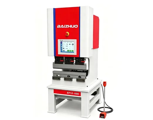 CE Standard 12Ton 600mm Small Electric Press Brake – BAIZHUO EP12-600