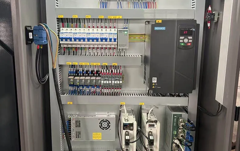 Professional CNC Electrical Control Cabinet with Inovance VFD