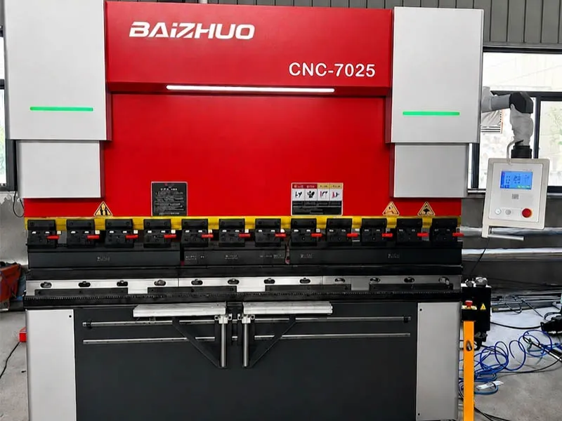 BAIZHUO 70T2500mm CNC Press Brake with CT8 System Successfully Delivered to Stainless Steel Manufacturer in Guizhou (Repeat Order Case)