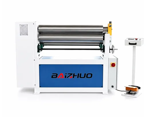 Automatic 3-Roll Mechanical Asymmetric Plate Rolling Machine