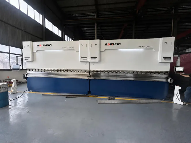 Two 200T/4000mm Tandem Press Brakes Shipped to Qingdao, Shandong,China